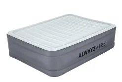 Discount Alwayzaire Tough Guard Air Mattress Queen 20 With Built-In Dual Pump And Antimicrobial Coating Indoor Air Mattresses