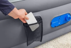 Discount Alwayzaire Tough Guard Air Mattress Queen 20 With Built-In Dual Pump And Antimicrobial Coating Indoor Air Mattresses