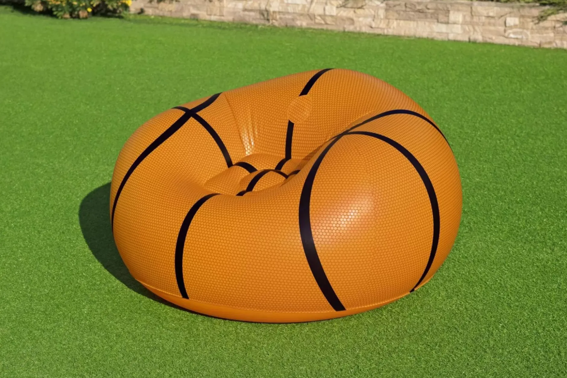 Clearance Beanless Basketball Kids Inflatable Chair Air Chairs