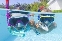 Best Sale ® Crusader Youth Snorkel Set With Fins, Pink Ages 7+ Swim Gear