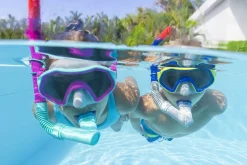 Best Sale ® Crusader Youth Snorkel Set With Fins, Pink Ages 7+ Swim Gear