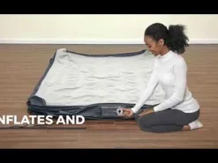 Cheap Essential Comfort Air Mattress Queen 18" With Built-In Ac Pump And Antimicrobial Coating Indoor Air Mattresses