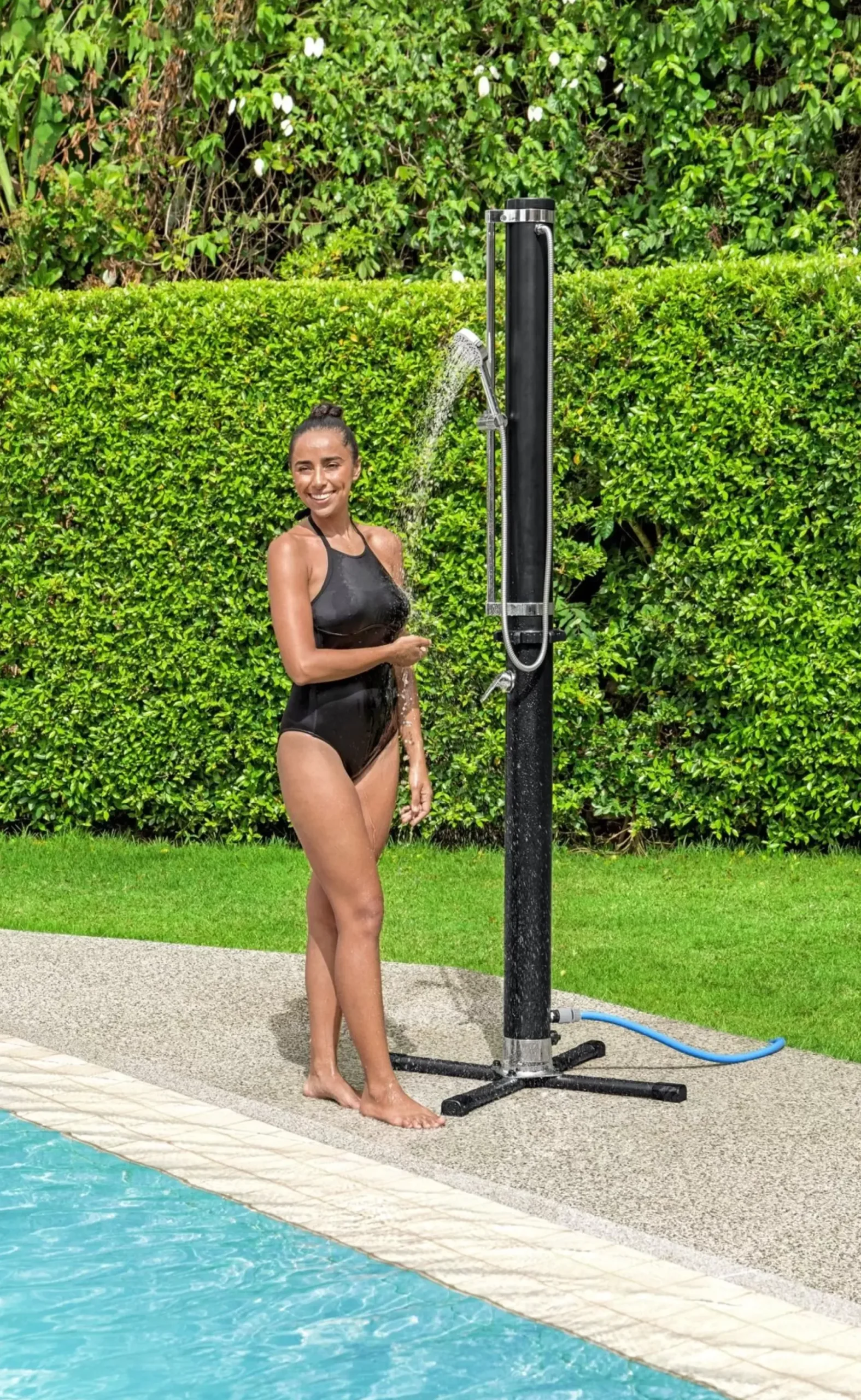 Fashion Flowclear Solarflow 5.2Gal Outdoor Shower, Black Pool Accessories