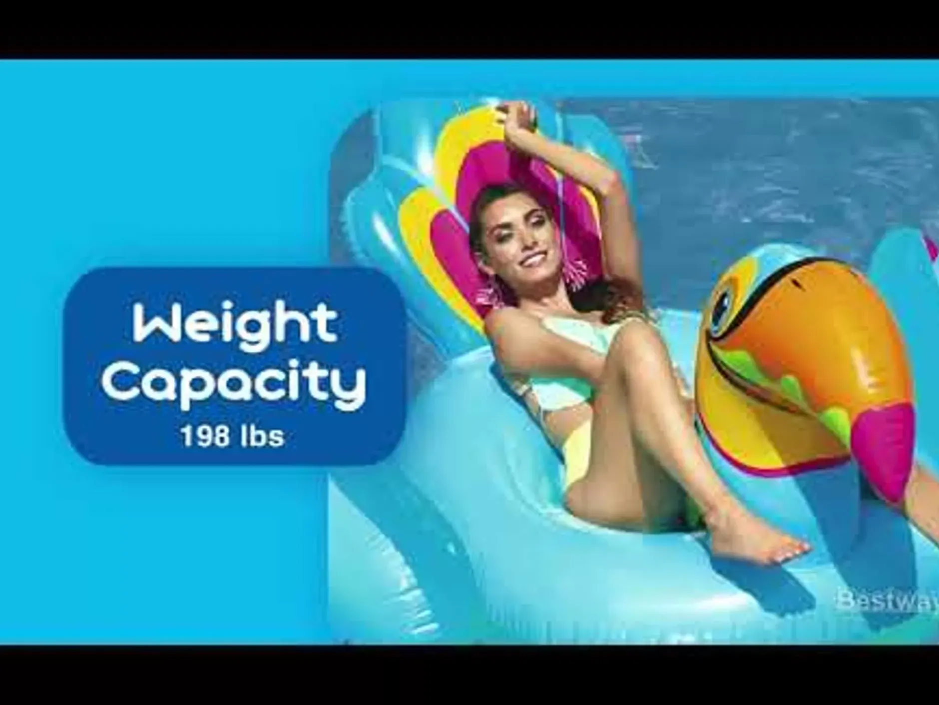 Outlet H2Ogo Tipsy Toucan Ride-On Inflatable Pool Float Pool Floats