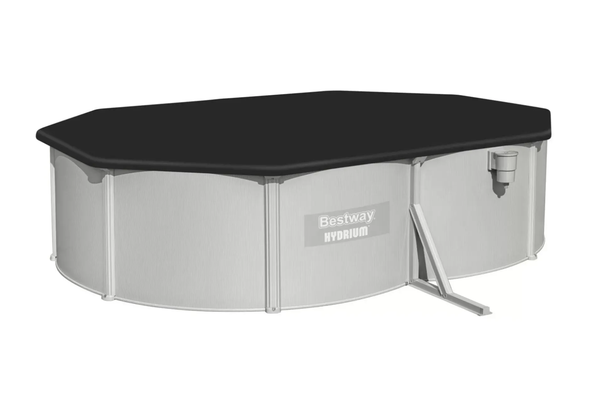 Best Sale Hydrium 16'5" X 12' X 48" Steel Wall Above Ground Pool Set Hydrium Pools