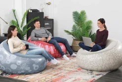 Flash Sale Inflate-A-Chair Inflatable Chair, Gray Air Chairs