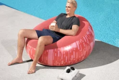 Hot Inflate-A-Chair Inflatable Chair, Red Air Chairs