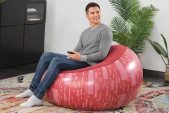 Hot Inflate-A-Chair Inflatable Chair, Red Air Chairs