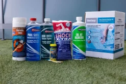 Shop Pool Chemical Starter Kit With Chlorine Pool Accessories
