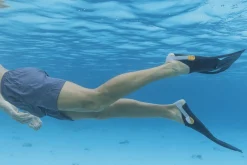 Store Spark Wave Teal Unisex Adult Snorkel Set With Fins, Ages 14+ Swim Gear