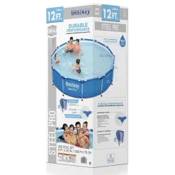 Discount Steel Pro 12' X 30 Above Ground Pool Set Steel Pro Pools