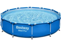 Discount Steel Pro 12' X 30 Above Ground Pool Set Steel Pro Pools