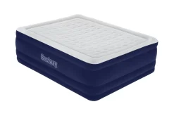 Store Tritech Air Mattress Queen 24 With Built-In Ac Pump Included And Antimicrobial Coating Indoor Air Mattresses