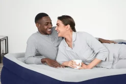 Store Tritech Air Mattress Queen 24 With Built-In Ac Pump Included And Antimicrobial Coating Indoor Air Mattresses