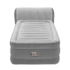 Fashion Tritech Air Mattress Twin 18" With Headboard, Built-In Ac Pump And Antimicrobial Coating Indoor Air Mattresses