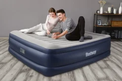 New Tritech Air Mattress King 22" With Built-In Ac Pump And Antimicrobial Coating Indoor Air Mattresses
