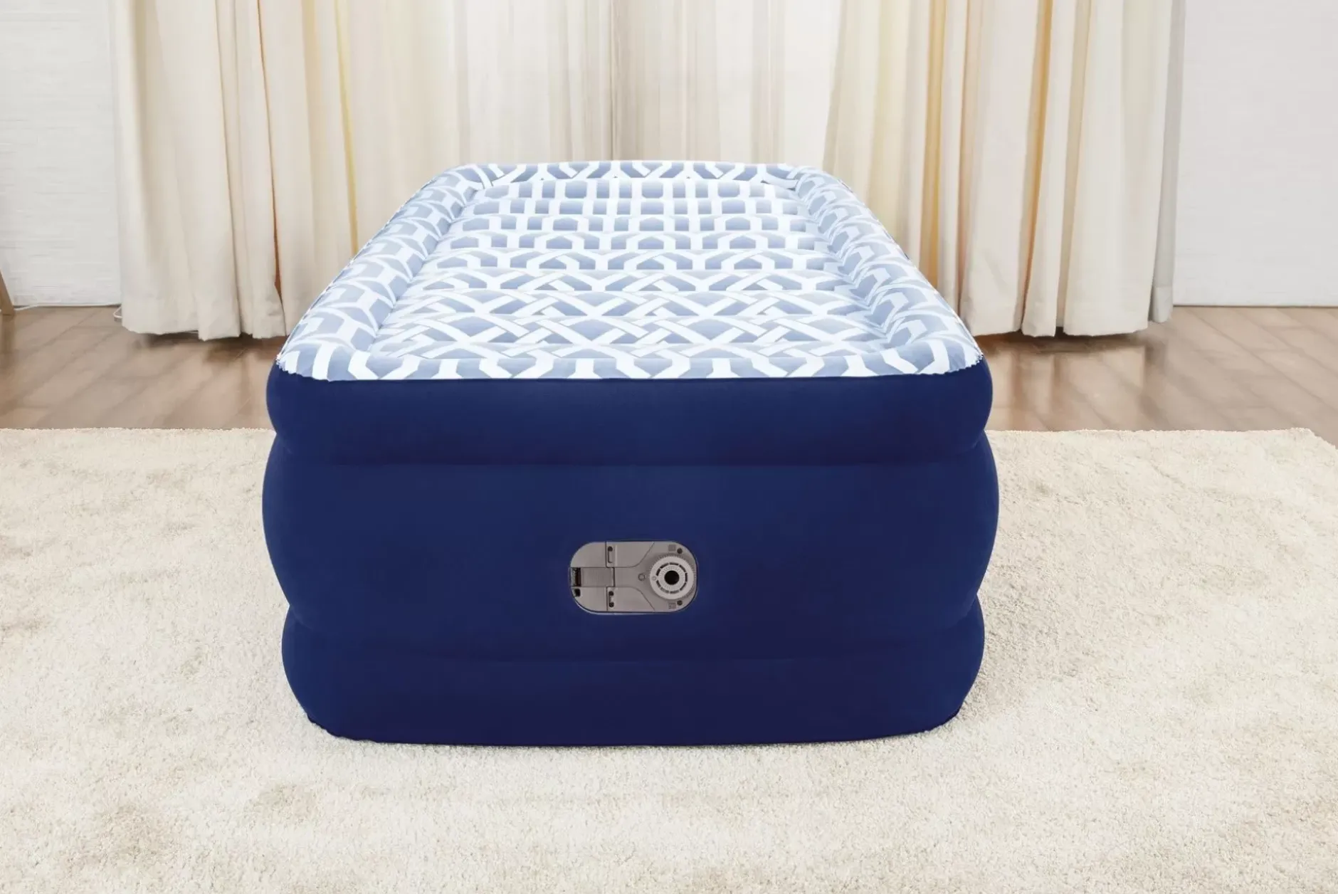 Outlet Tritech Fashion Flock Air Mattress Twin 20" With Built-In Ac Pump And Antimicrobial Coating Indoor Air Mattresses