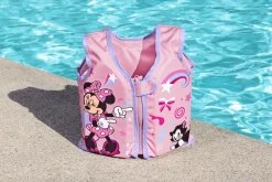 Outlet Disney Junior Minnie Mouse Pink Fabric Child Swim Vest, Small To Medium Swim Trainers
