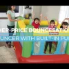 Best Sale Fisher Price 69'' X 68'' X 53'' Bouncesational Indoor Bouncer With Built-In Pump Bounce Houses