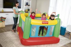 Best Sale Fisher Price 69'' X 68'' X 53'' Bouncesational Indoor Bouncer With Built-In Pump Bounce Houses