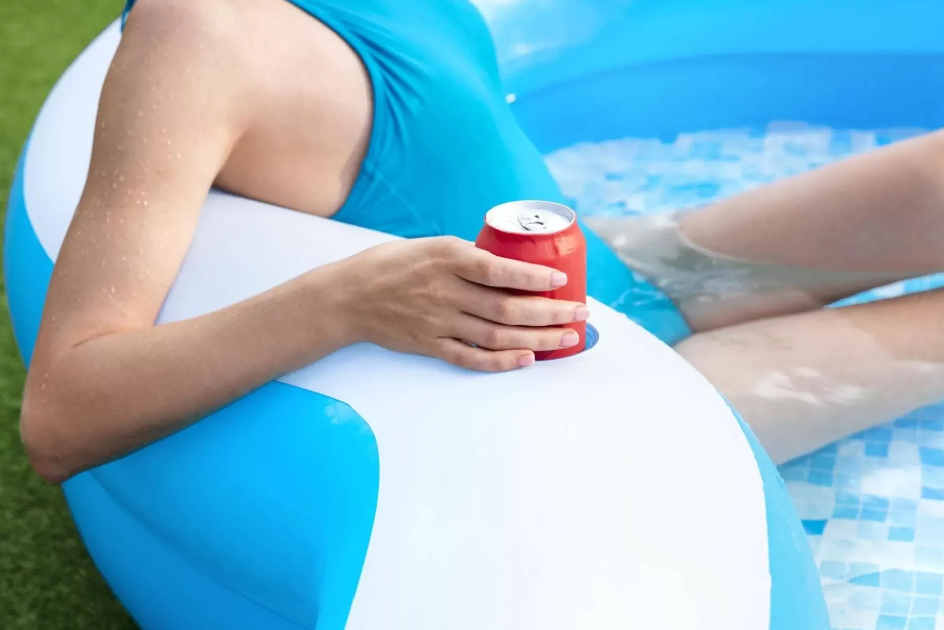 Hot H2Ogo! 10' X 9' X 18 Sunsational Inflatable Kiddie And Family Pool Family Pools