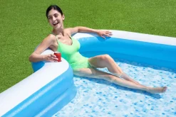 Hot H2Ogo! 10' X 9' X 18 Sunsational Inflatable Kiddie And Family Pool Family Pools