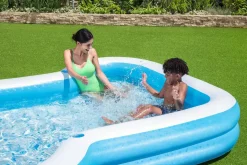 Hot H2Ogo! 10' X 9' X 18 Sunsational Inflatable Kiddie And Family Pool Family Pools