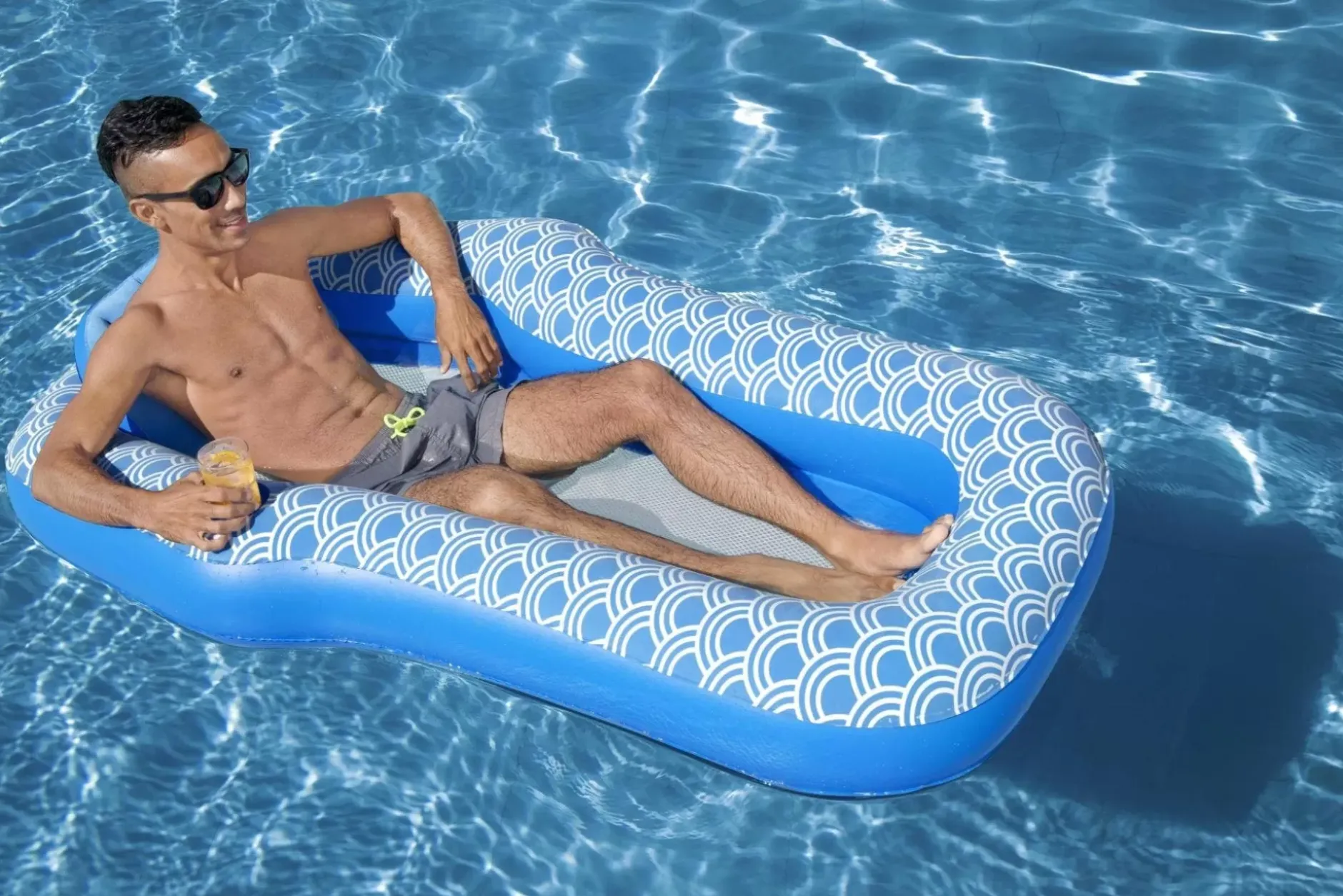 Store H2Ogo! Comfort Plush Pool Lounge Float 70 Pool Floats