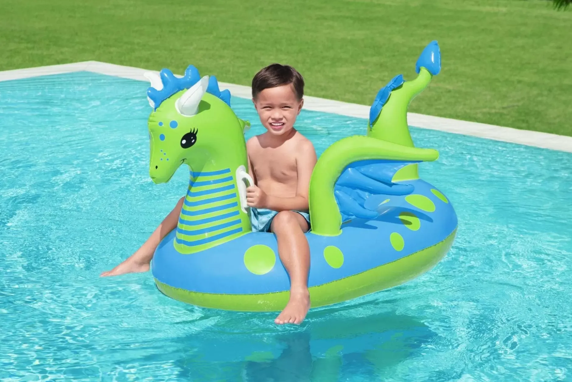 Sale H2Ogo! Fantasy Dragon Kids Ride-On Pool Float Pool Floats