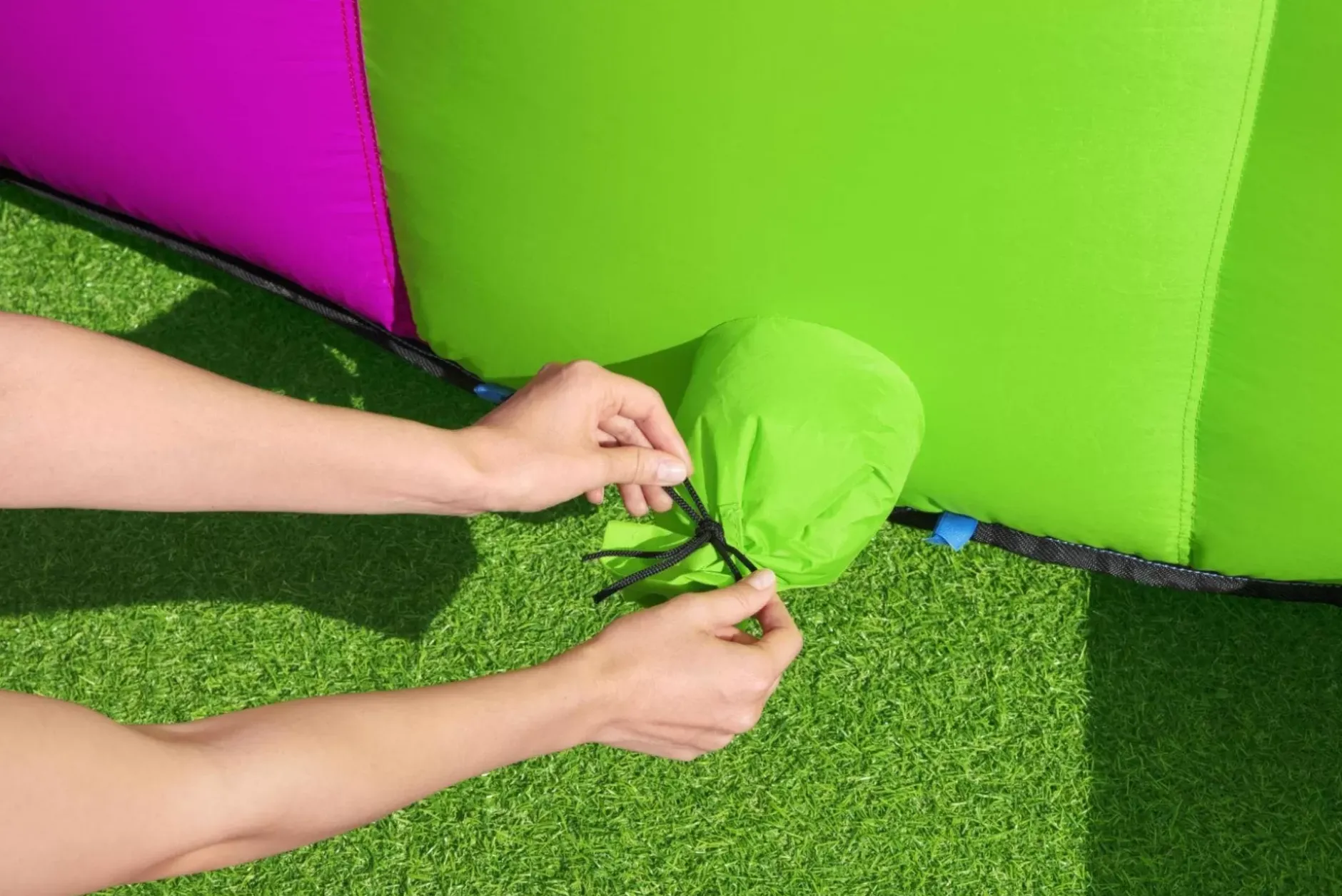 Cheap H2Ogo! Funfinity Splash Kids Inflatable Water Park 19' Mega Water Parks