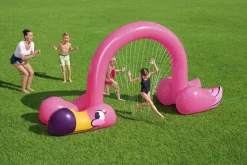 Store H2Ogo! Jumbo Pink Flamingo Inflatable Child Stationary Sprinkler Arch Sprinklers