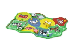 Best H2Ogo! Lil' Barnyard Babies Toddler Multicolor Sprinkler Splash Pad 65 In. X 44 In. Sprinklers