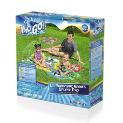 Best H2Ogo! Lil' Barnyard Babies Toddler Multicolor Sprinkler Splash Pad 65 In. X 44 In. Sprinklers