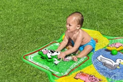 Best H2Ogo! Lil' Barnyard Babies Toddler Multicolor Sprinkler Splash Pad 65 In. X 44 In. Sprinklers