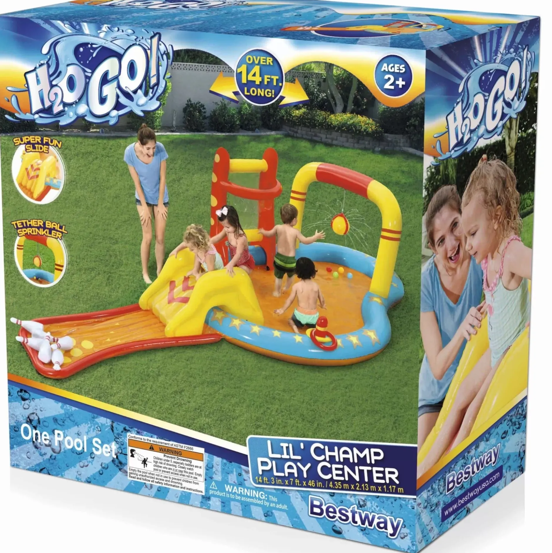 Shop H2Ogo! Lil' Champ Play Pool Center Kiddie Pools