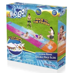 Best Sale H2Ogo! Llama Rama Double Race Water Slide 16' Water Slides