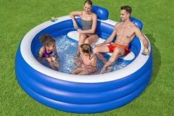 Hot H2Ogo! Splash Paradise 7'7 X 7'2 X 31 Inflatable Family Pool Family Pools