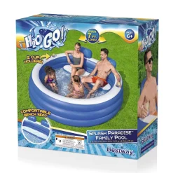 Hot H2Ogo! Splash Paradise 7'7 X 7'2 X 31 Inflatable Family Pool Family Pools