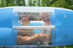 Sale H2Ogo! Splashview 8' Inflatable Kiddie Pool With See-Through Window Family Pools