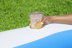 Sale H2Ogo! Splashview 8' Inflatable Kiddie Pool With See-Through Window Family Pools