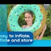 Best H2Ogo! Sweet Donut Swim Ring Float 36 Pool Floats
