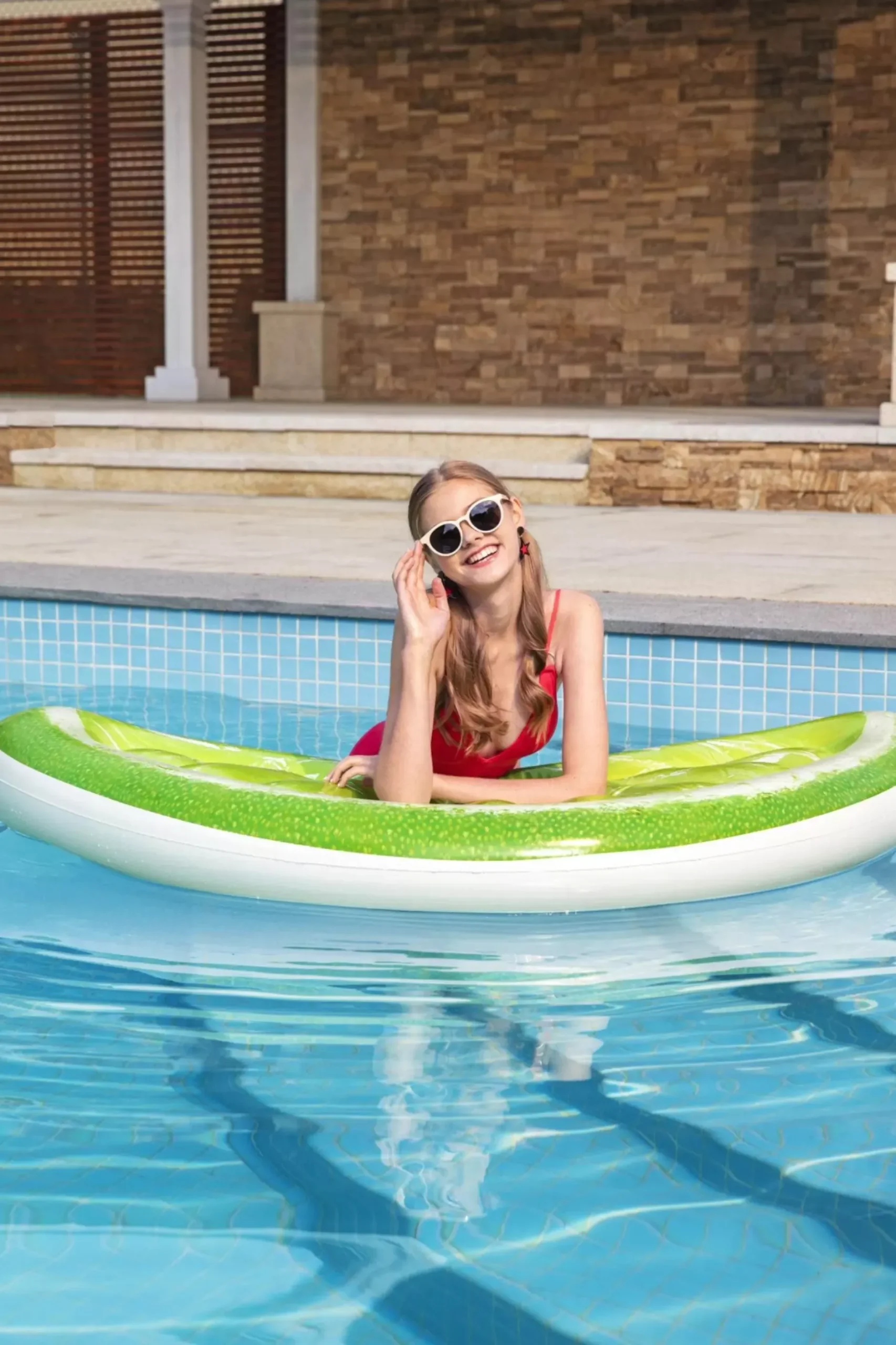 Cheap H2Ogo! Tropical Lime Pool Float 5' Pool Floats