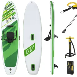 Online Hydro-Force Freesoul Tech Inflatable Convertible Stand-Up Paddleboard And Kayak Set 11'2" Paddleboards