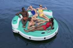 Best Hydro-Force Kick Back 5-Person Inflatable Party Island 9' Islands