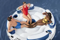 Hot Hydro-Force Lazy Dayz 4-Person Inflatable Party Island 7'10