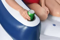 Hot Hydro-Force Lazy Dayz 4-Person Inflatable Party Island 7'10