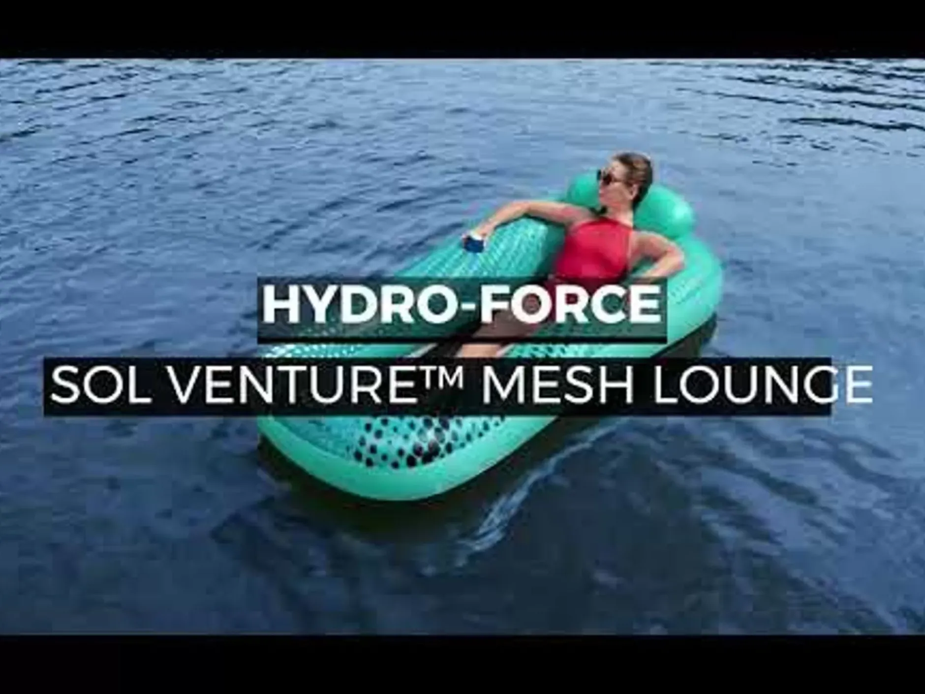 Store Hydro-Force Sol Venture Mesh Lounge Float 74 Pool Floats