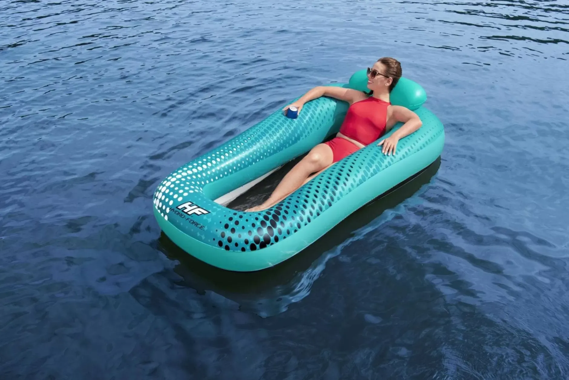 Store Hydro-Force Sol Venture Mesh Lounge Float 74 Pool Floats
