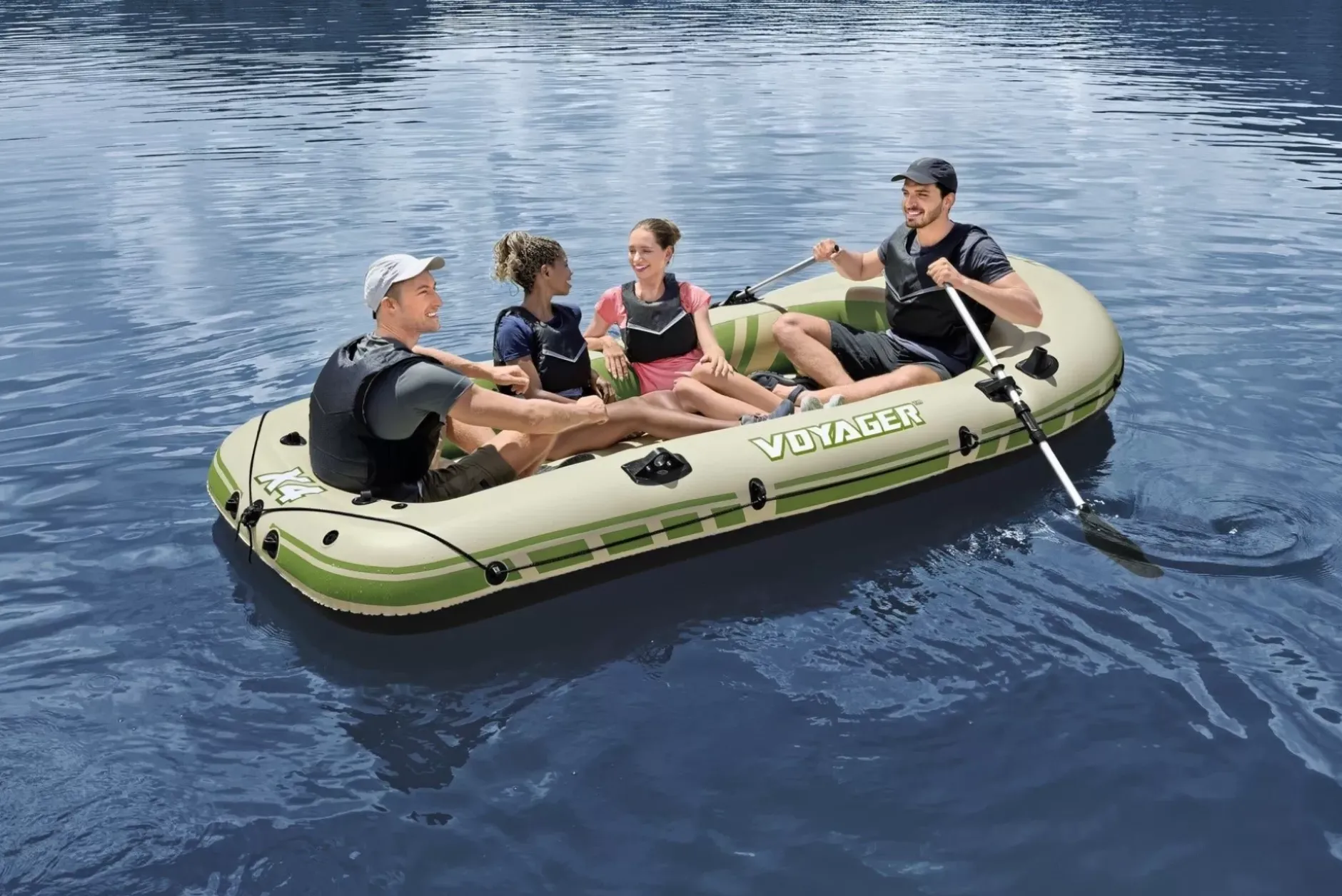 Hot Hydro-Force Voyager X4 Inflatable Raft Set 11'6 Rafts