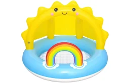 Store Play Day Sun Shaded Round Inflatable Baby Pool 39 X 29 Kiddie Pools
